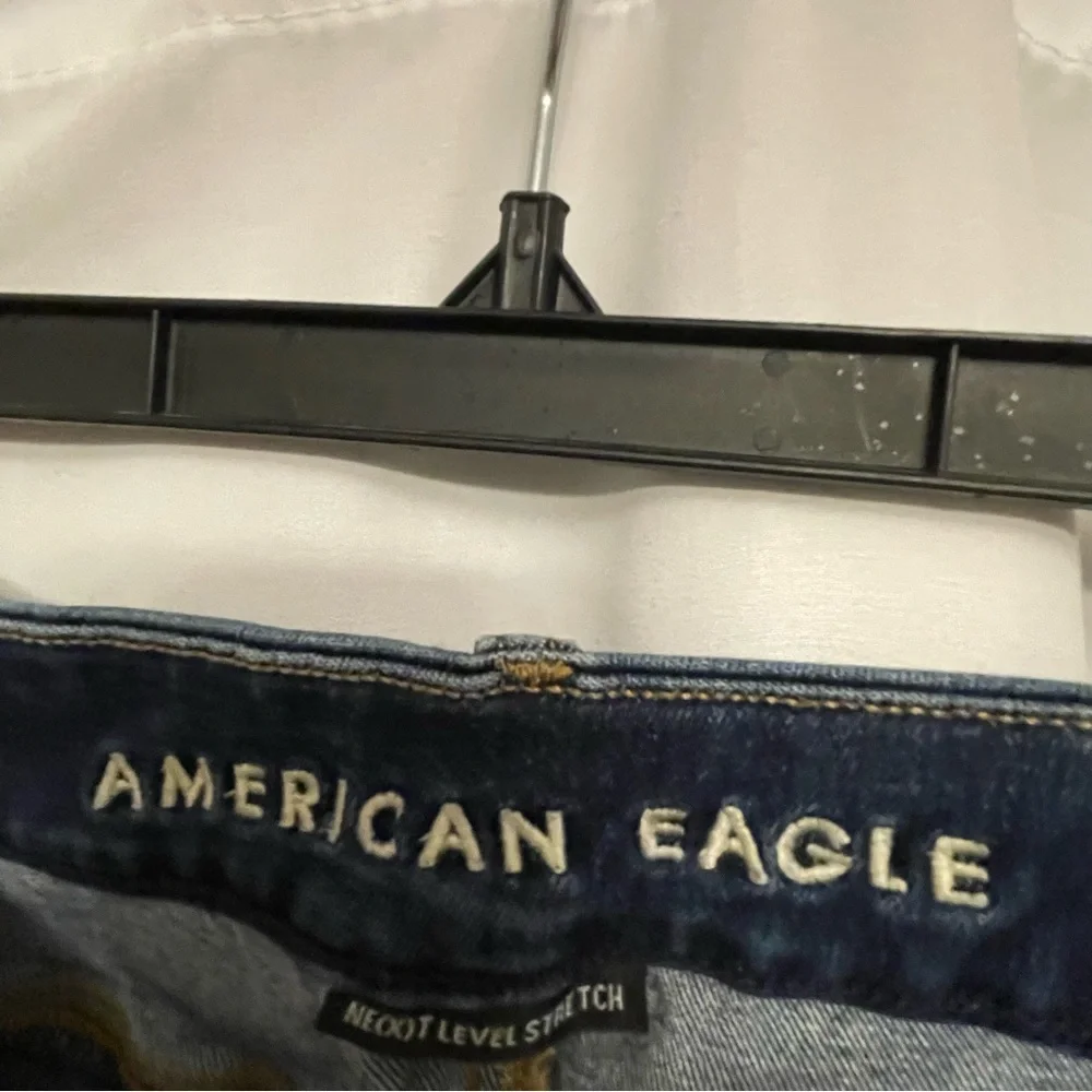 American Eagle Outfitters Blue Skinny Jeans with Stretch - Picture 3 of 5